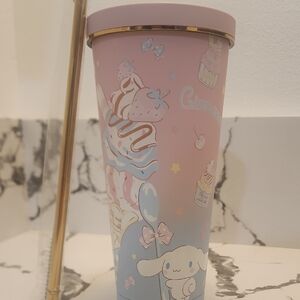 Charming Kids Tumbler with Pink and Blue Design